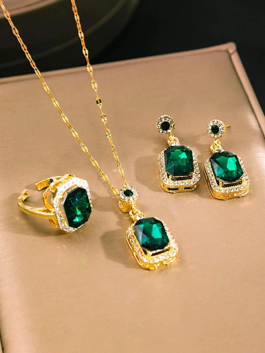 Sandhyora Emerald Luxe Set - Image 4