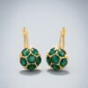 Emerald Luxe Crystal Drop Earrings
